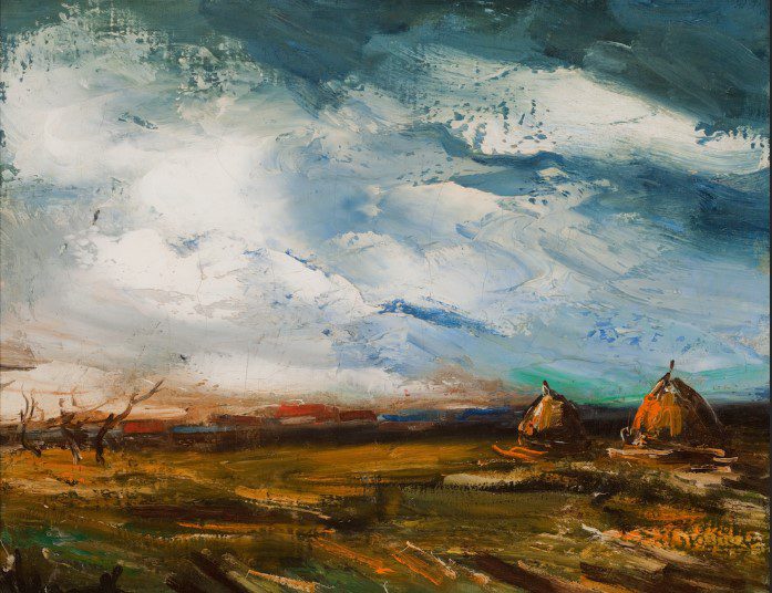 Autumn Landscape with Haystacks – Speed Art Museum